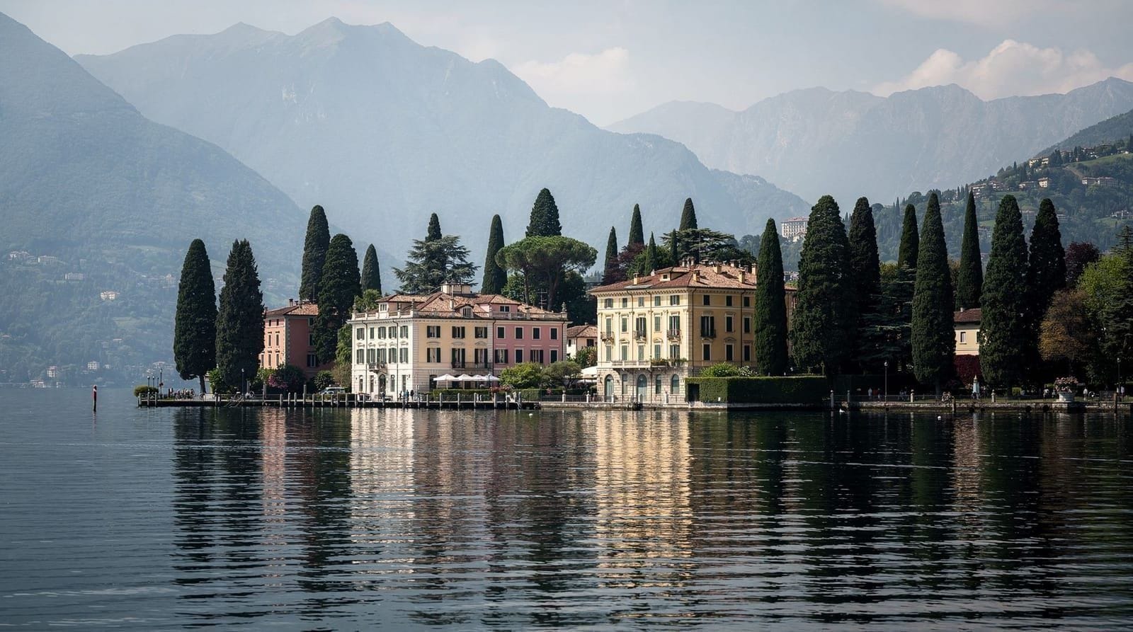 Lake Como — villas, villages, and mountain scenery